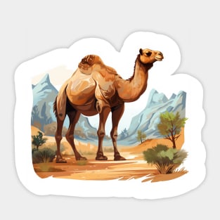 Desert Camel Sticker